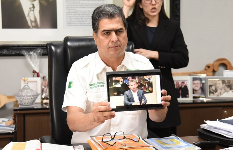 LADRÃO DE BANCO: Governador Mauro Mendes é processado por Emanuel Pinheiro “calunia difamação”