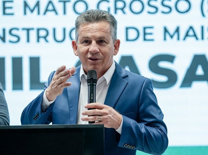 DIVIDA UNIÃO:  Mendes enfatiza que MT está em uma situação muito confortável, temos um endividamento pequeno de 10% da receita
