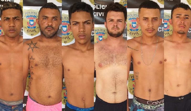 Seis integrantes de grupo criminoso especializado em cobranças são presos em Confresa de MT