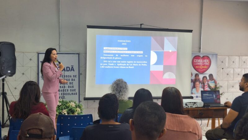 Rede Cidadã oferece palestra de enfrentamento à violência contra a mulher