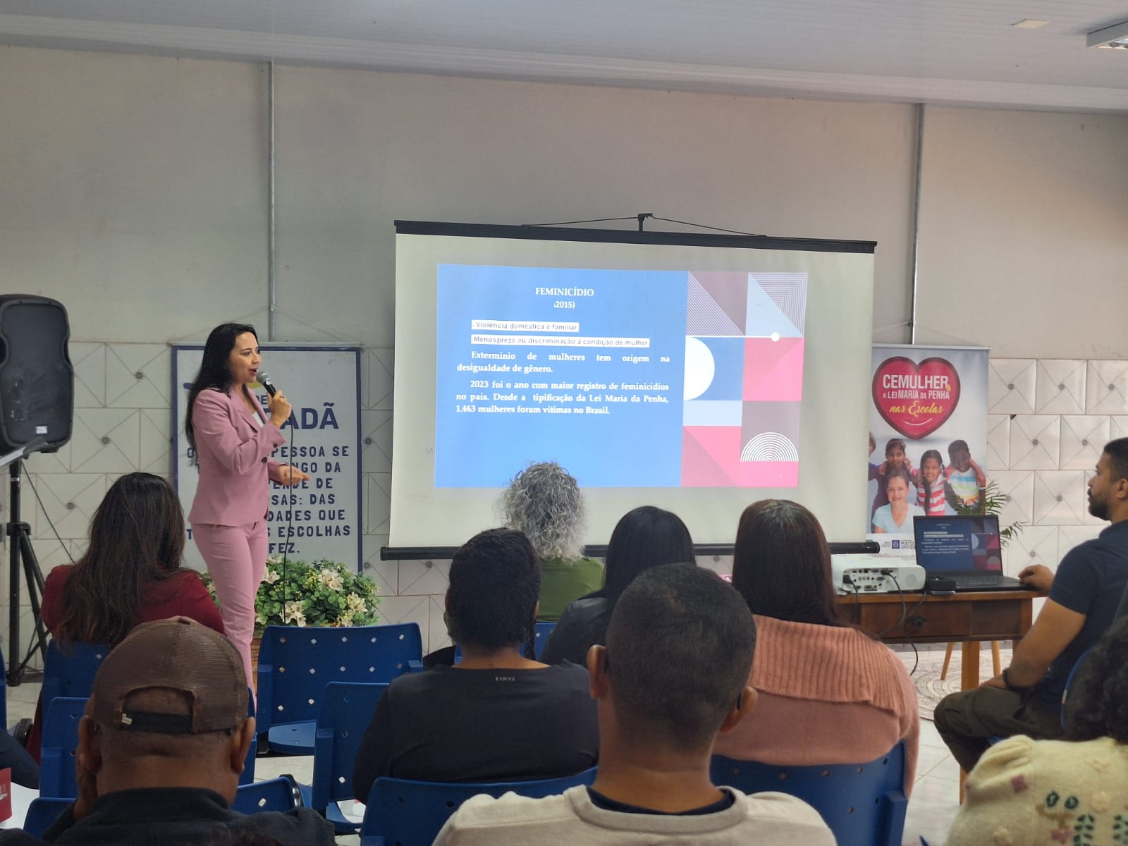 Rede Cidadã oferece palestra de enfrentamento à violência contra a mulher