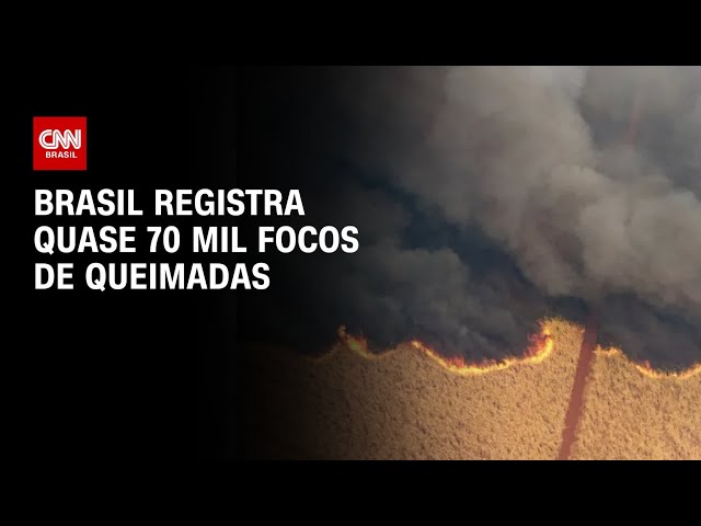 Brasil registra quase 70 mil focos de queimadas | CNN 360º