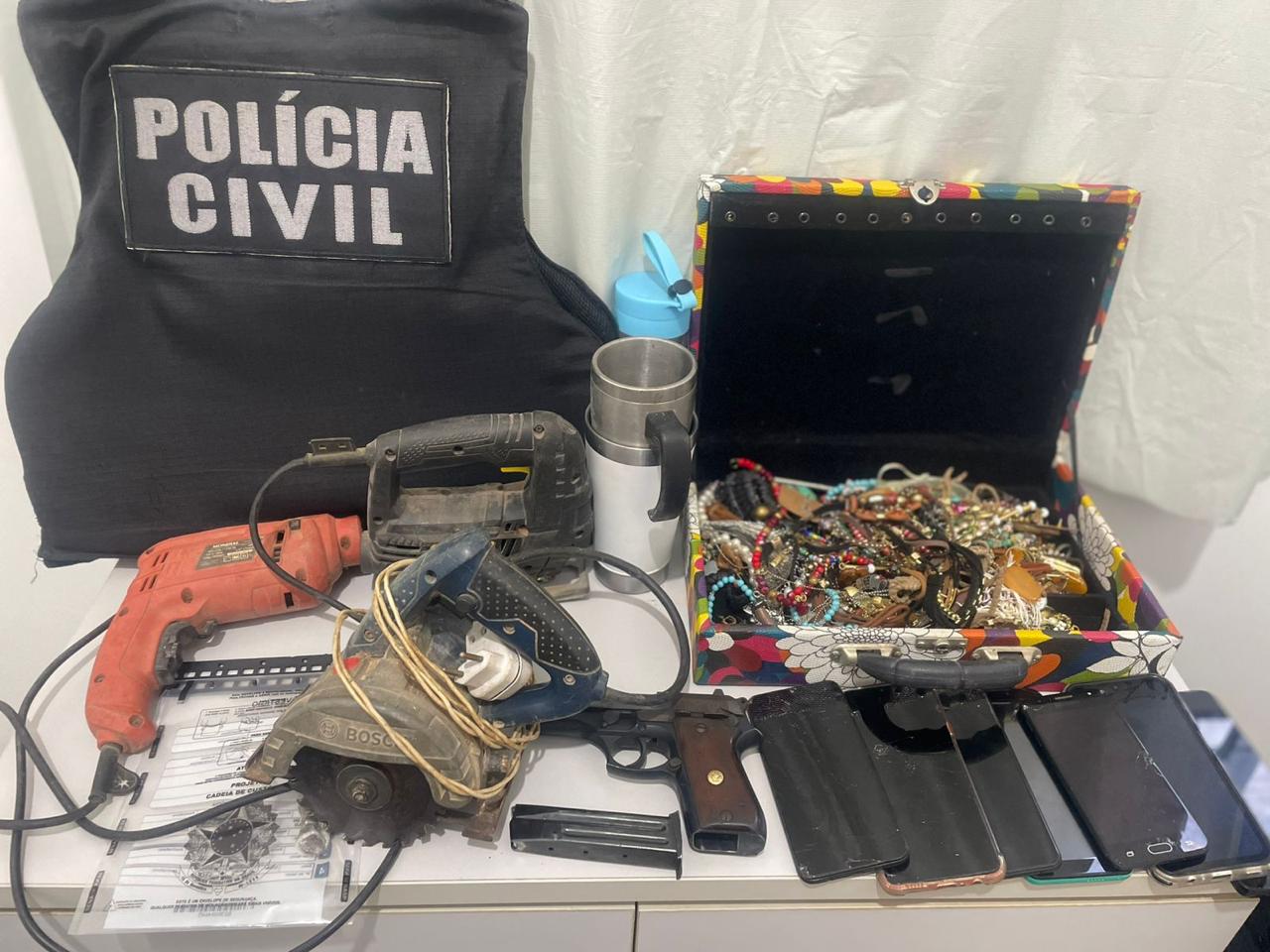 Polícia Civil recupera joias e diversos produtos furtados em Nova Xavantina