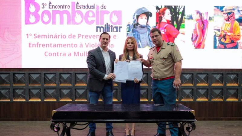 Primeira-dama de MT participa do 3º Encontro de Bombeira Militar e reforça compromisso no combate à violência doméstica e feminicídio