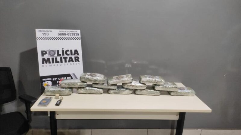 Força Tática prende suspeito por tráfico de drogas em Várzea Grande e apreende porção de ouro