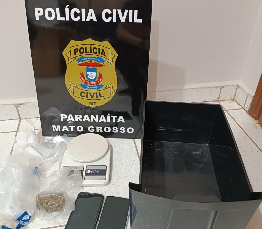 Polícia Civil prende mulher durante operação de combate ao tráfico em Paranaíta