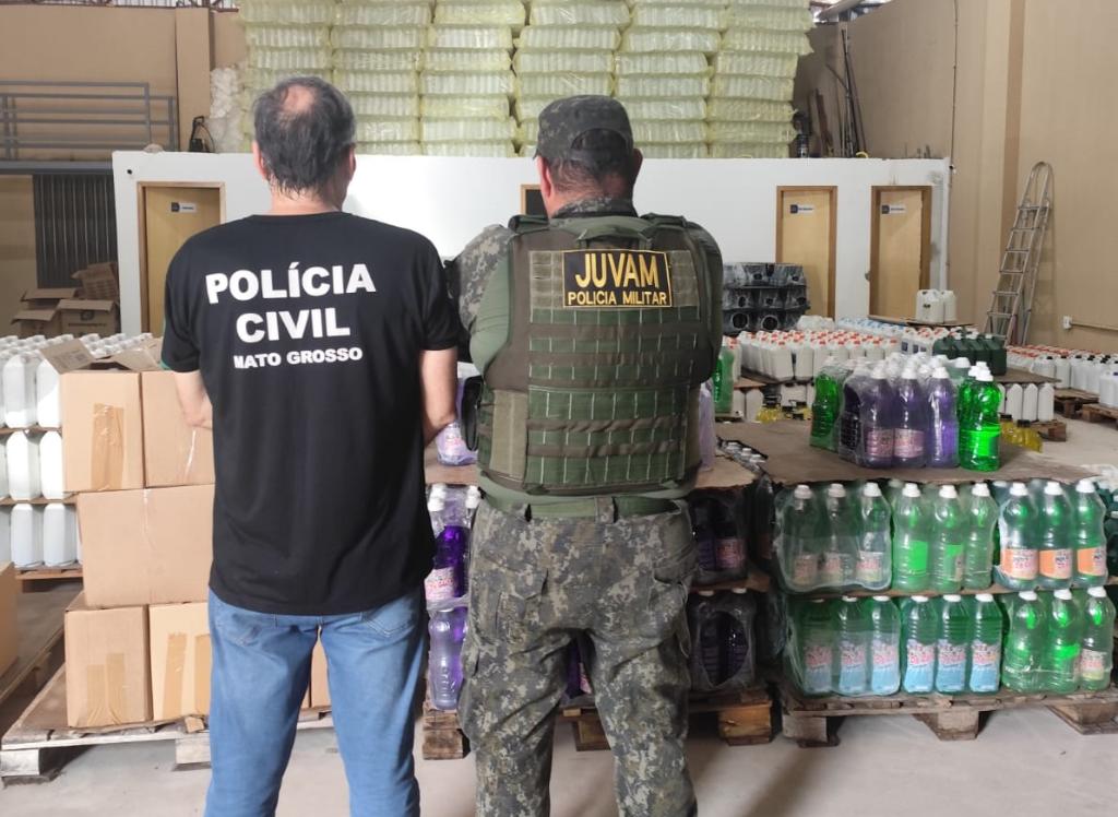 Polícia Civil interdita empresa de produtos químicos que atuava de forma irregular em Cuiabá