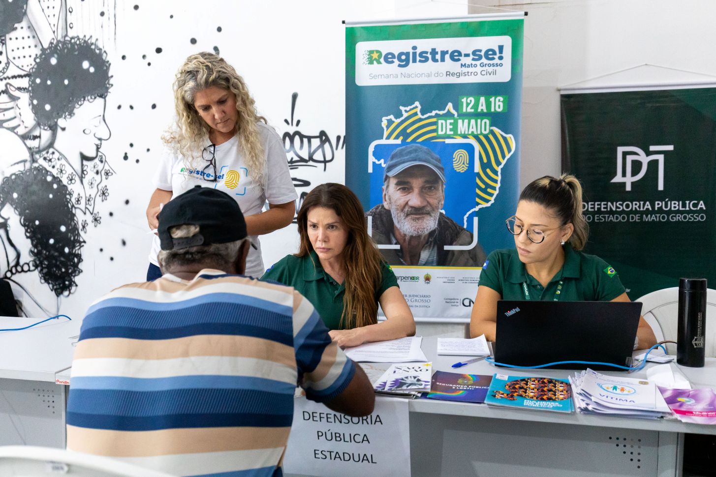 Sede da Secretaria de Cultura de Cuiabá sedia ação do programa “Registre-se!
