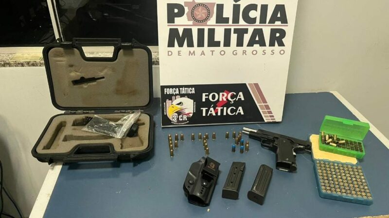 Homem se incomoda com som e atira em vizinhos durante a madrugada em Sinop