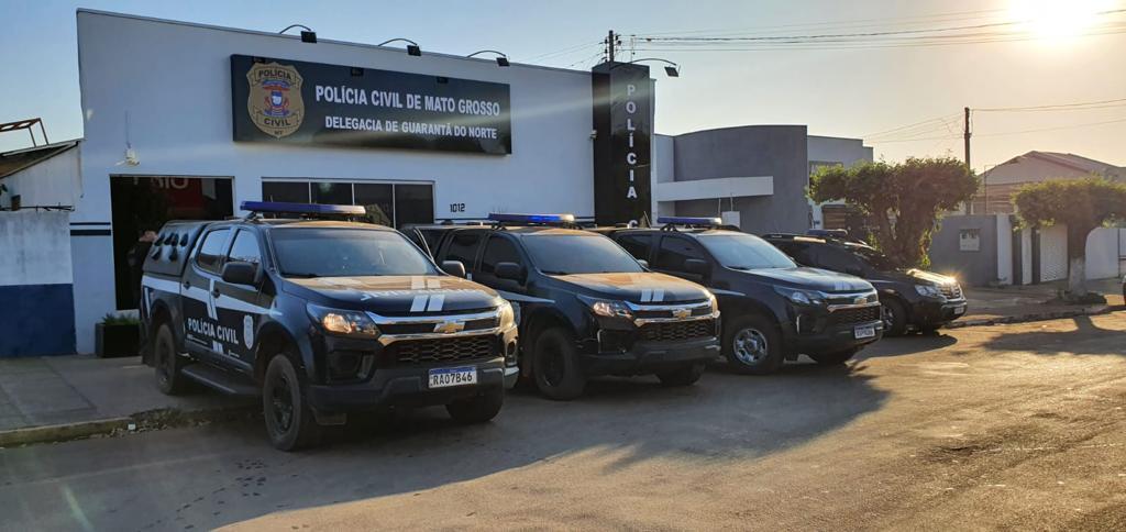 Polícia Civil prende 3 integrantes de facção com armas e drogas em Guarantã do Norte