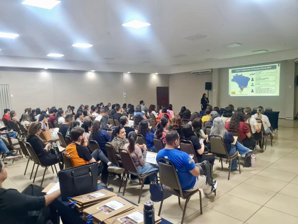 SES promove capacitação sobre sarampo para médicos e enfermeiros de Cuiabá
