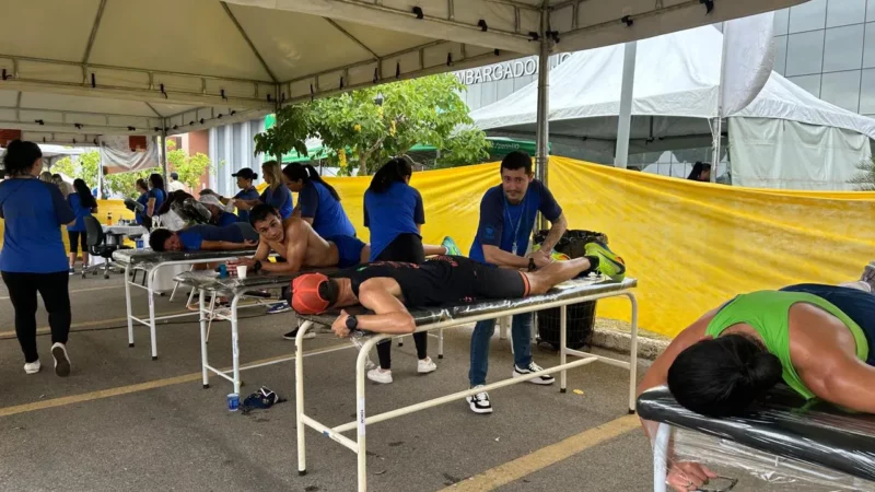 Ações sociais e atendimentos de saúde são disponibilizados durante 7ª Corrida do Judiciário
