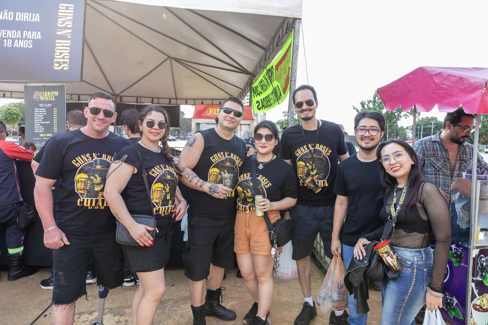 Do pai ao filho, do sonho ao palco: Guns une gerações na Arena Pantanal
