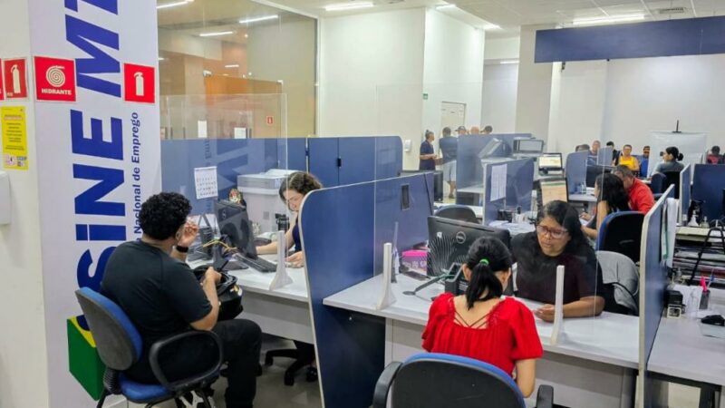 Sine disponibiliza mais de 2,6 mil vagas de emprego em Mato Grosso nesta semana
