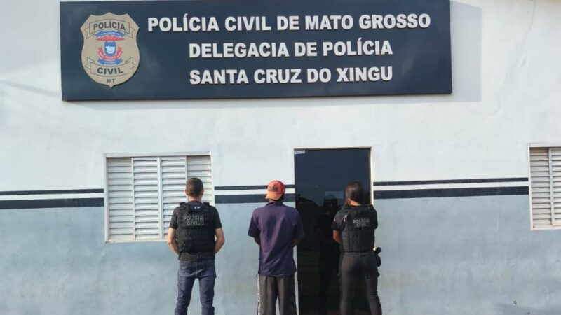 Polícia Civil prende suspeito por prática reiterada de furto em Santa Cruz do Xingú