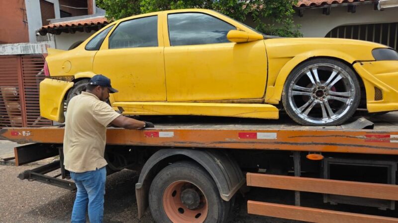 Veículos abandonados são recolhidos pela Semob em poucos dias de ação