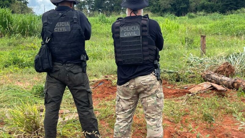 Polícia Civil prende faccionados envolvidos em execução e ocultação de cadáver de jovem em Brasnorte