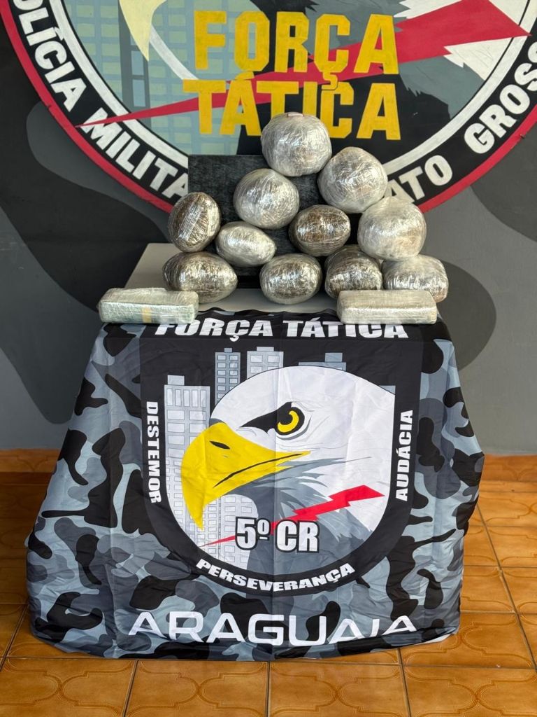 Força Tática apreende oito quilos de entorpecentes com passageiro em ônibus interestadual em General Carneiro
