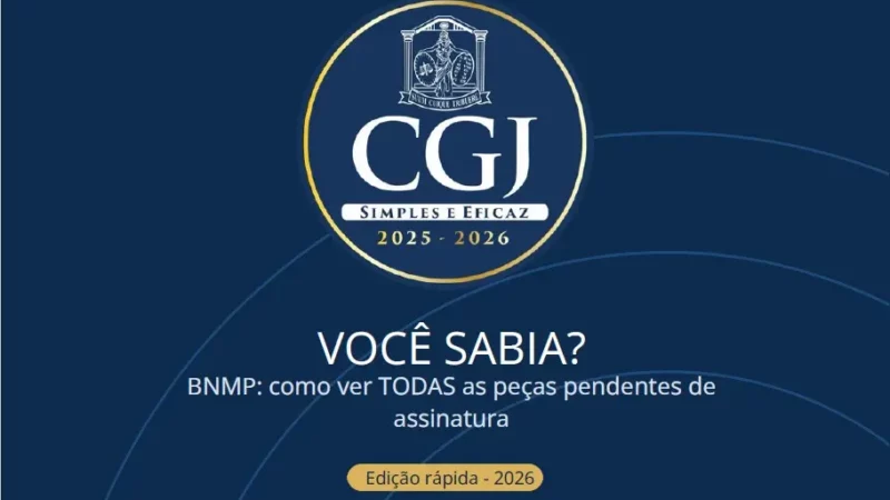 Corregedoria cria série de cartilhas para apoiar a rotina das unidades judiciais