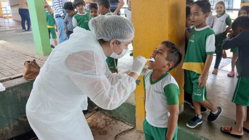 Projeto Beabá do Sorriso amplia ações de saúde bucal nas escolas da rede municipal de Cuiabá