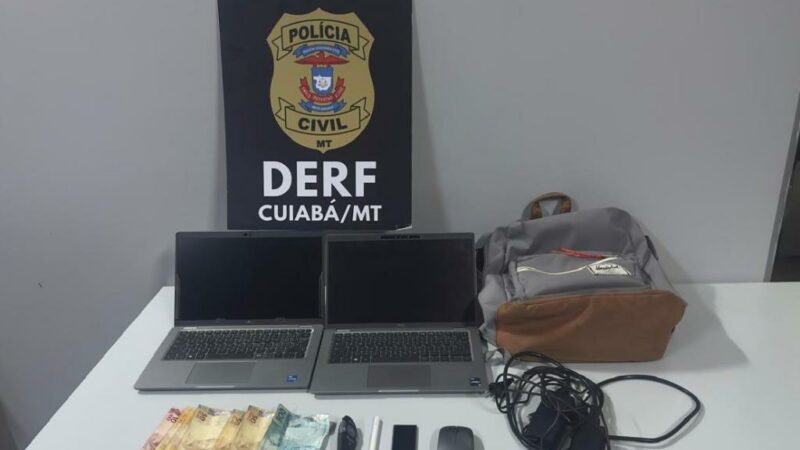 Polícia Civil prende homem e recupera produtos furtados na Região Central de Cuiabá