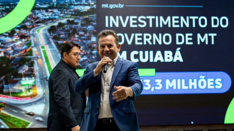 “Governo de MT vai ajudar a melhorar a qualidade de vida do cuiabano com esses investimentos”, afirma governador
