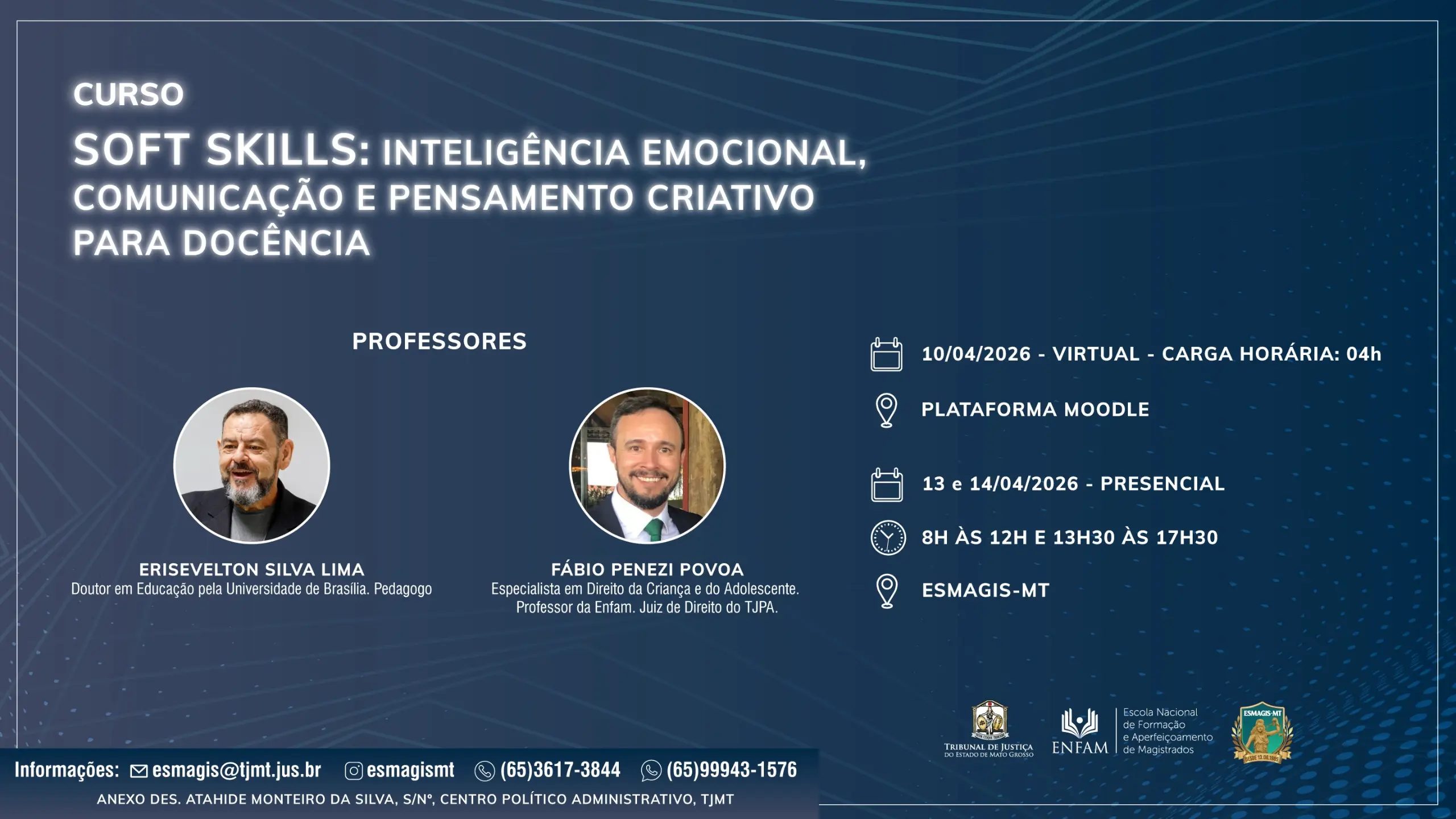 Esmagis-MT inicia nesta semana curso sobre Soft Skills para docência