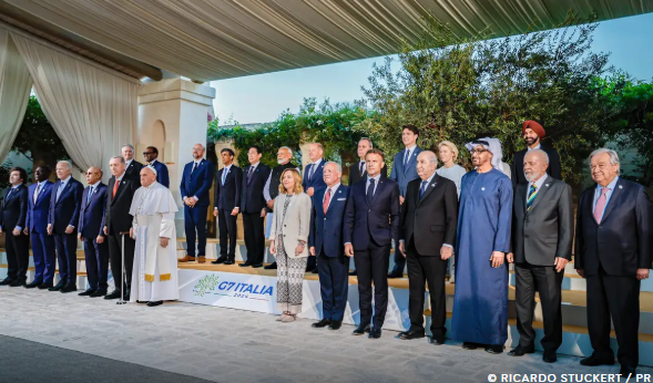 Lula no G7 gera expectativa por tarifa dos EUA e veto à carne pela UE