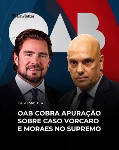 Presidente da OAB Mato Grosso cobra investigação “a fundo” sobre fatos envolvendo Alexandre de Moraes e Vorcaro