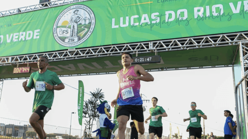 Corrida do Semeador leva atletas às ruas de Lucas do Rio Verde em provas de 5, 10 e 21 km