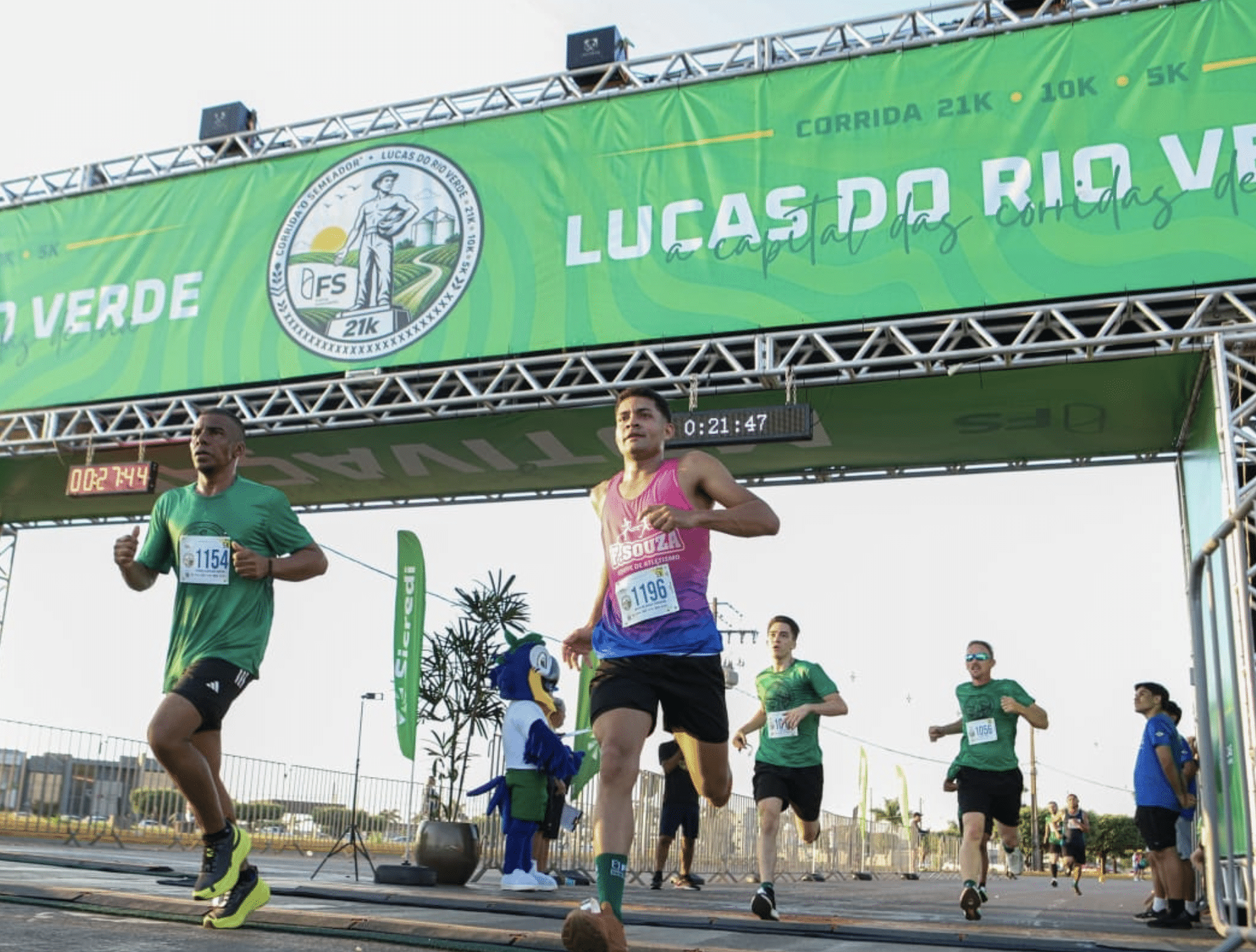 Corrida do Semeador leva atletas às ruas de Lucas do Rio Verde em provas de 5, 10 e 21 km