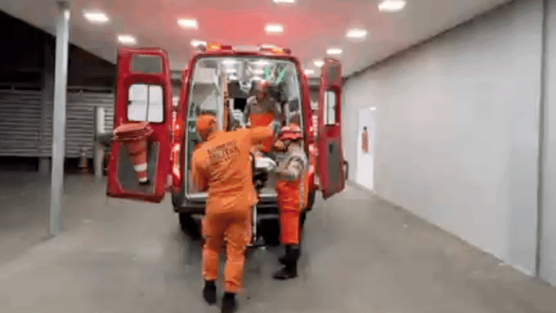 Morador de Sorriso cai de árvore de quatro metros durante poda e é levado ao hospital